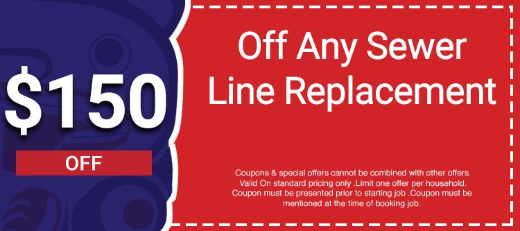 discount on sewer line replacement